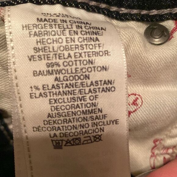 True Religion Men's Rocco Relaxed Skinny Jeans Blue Size 31 x 33 - Picture 11 of 11